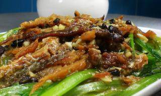 豆豉鲮鱼炒油麦菜怎么做